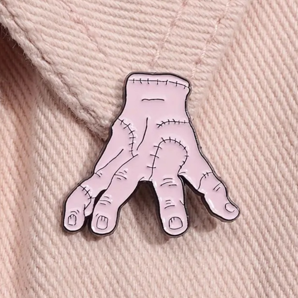 The Addams Family - Thing Enamel Metal Pin